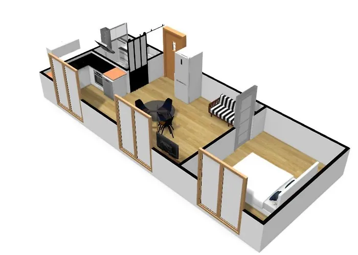 T2 Moderne Au Cœur Appartement *